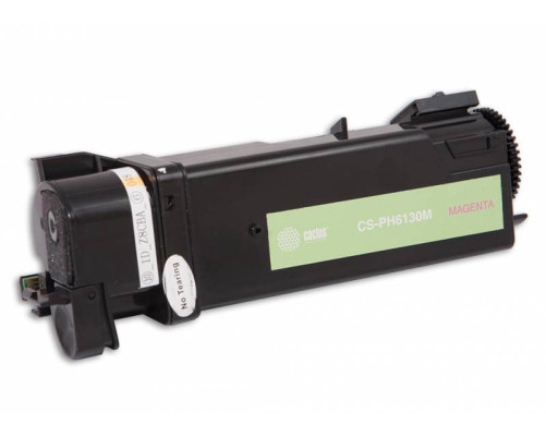Картридж Cactus CS-PH6130M 106R01283 для Xerox Phaser 6130/6130n, пурпурный (1900 стр.)