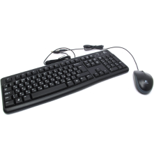 Комплект (клавиатура/мышь) проводной Logitech MK120, USB, [920-002561]