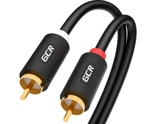 Кабель 2хRCA/2хRCA , 1.5 м, черный, GCR-53109 Кабель 2хRCA/2хRCA , 1.5 м, черный, GCR-53109