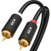 Кабель 2хRCA/2хRCA , 1.5 м, черный, GCR-53109