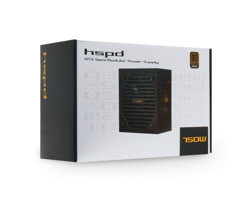 Блок питания 750 Вт HSPD HSI-750BS-BK Блок питания 750 Вт HSPD HSI-750BS-BK