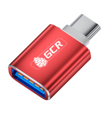 Переходник USB TypeC-USB 3.0, M/AF, красный, GCR-52298
