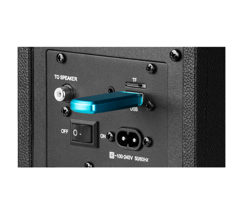 Акустическая система 2.0 SVEN SPS-730, 50 Вт, Bluetooth, пульт, USB, microSD, черный