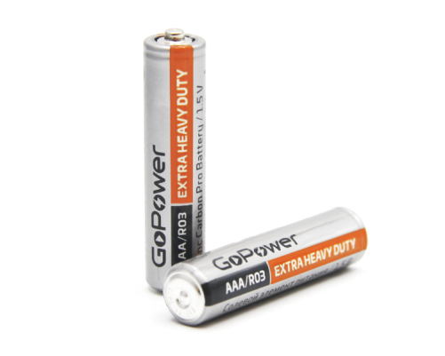 Элемент питания GoPower R03 AAA BL4 Heavy Duty 1.5V (4 шт.) Элемент питания GoPower R03 AAA BL4 Heavy Duty 1.5V (4 шт.)