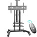 Мобильная МОТОРИЗОВАННАЯ стойка ONKRON на 1 ТВ TS1881 Elift BLACK