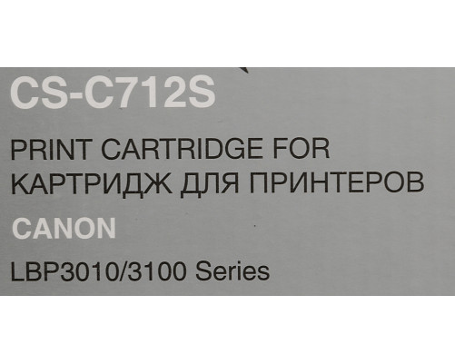 Картридж Cactus CS-C712S 712 для Canon LBP-3010/3020 (1500 стр.)