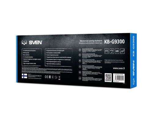 Клавиатура проводная игровая SVEN KB-G9300, черный Клавиатура проводная игровая SVEN KB-G9300, черный