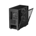 Корпус ПК без блока питания/ Deepcool Case CH360 Digital, 1xUSB3.0, 1xType-C, 2x140ARGB fan, 1x120ARGB fan, mATX, Digital display, Black