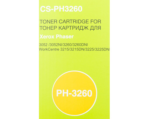 Картридж Cactus CS-PH3260 106R02778 для Xerox Phaser 3052/3260/WC 3215 (3000 стр.) Картридж Cactus CS-PH3260 106R02778 для Xerox Phaser 3052/3260/WC 3215 (3000 стр.)