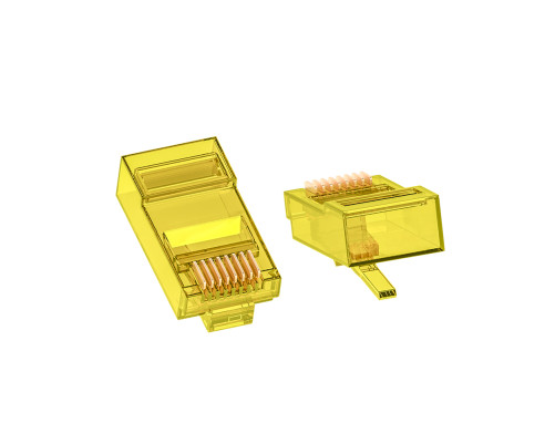Коннектор цветной RJ-45 cat.5e UTP Male, 8p8c 15 шт (3 цвета по 5 шт), GCR-51802 Коннектор цветной RJ-45 cat.5e UTP Male, 8p8c 15 шт (3 цвета по 5 шт), GCR-51802