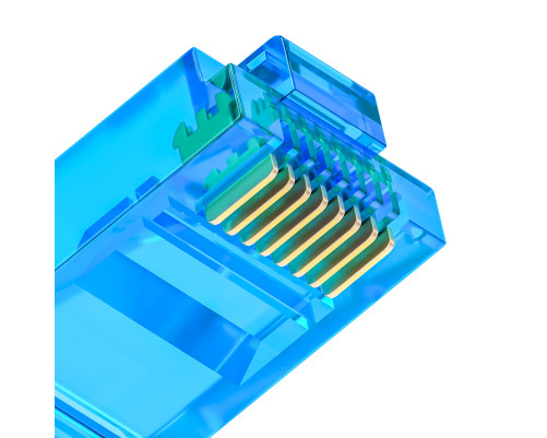 Коннектор цветной RJ-45 cat.5e UTP Male, 8p8c 15 шт (3 цвета по 5 шт), GCR-51802 Коннектор цветной RJ-45 cat.5e UTP Male, 8p8c 15 шт (3 цвета по 5 шт), GCR-51802