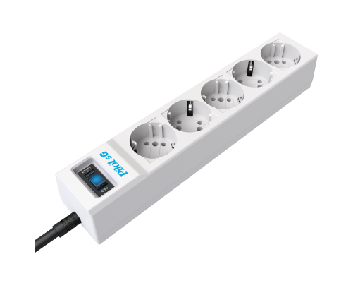Сетевой фильтр Pilot SG5 5 outlets (GP), 10A / 2.2kVt, automatic circuit-breaker, 10 m Сетевой фильтр Pilot SG5 5 outlets (GP), 10A / 2.2kVt, automatic circuit-breaker, 10 m