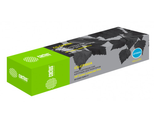 Картридж лазерный Cactus CS-CF352A CF352A для HP M176/M177, желтый (1000 стр.) Картридж лазерный Cactus CS-CF352A CF352A для HP M176/M177, желтый (1000 стр.)
