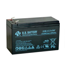 Аккумулятор свинцово-кислотный B.B. Battery HR1234W, 12В/9Ач