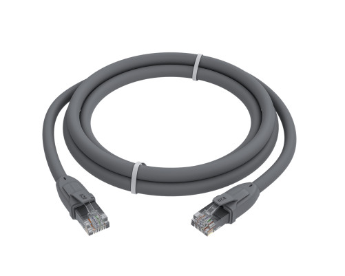 Патч-корд прямой UTP кат.6, 7.5 м, серый, 24 AWG, GCR-52596