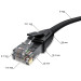 Патч-корд прямой 7.5m UTP кат.6, черный, 24 AWG, ethernet high speed, RJ45, T568B, GCR-52535