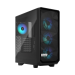 Корпус Fractal Design Meshify 2 Compact Lite RGB TG Light Tint, черный