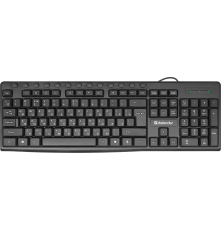 Клавиатура проводная Defender Action  HB-719 RU,черный,мультимедиа USB 