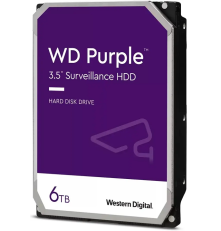 Жесткий диск 6TB Western Digital Purple Surveillancer WD64PURZ