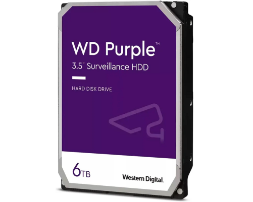 Жесткий диск 6TB WD Purple Surveillancer WD64PURZ