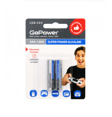 Элемент питания GoPower LR03 AAA BL2 Alkaline 1.5V (2 шт.)