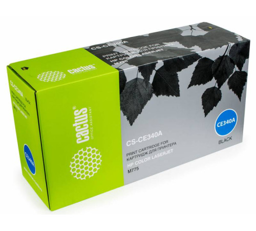 Картридж Cactus CS-CE340A CE340A для HP CLJ M775, черный (13500стр.)