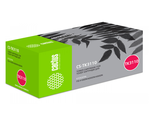 Картридж лазерный Cactus CS-TK3110 TK-3110 для Kyocera Ecosys FS-4100DN/4200DN/4300 (15500 стр.) Картридж лазерный Cactus CS-TK3110 TK-3110 для Kyocera Ecosys FS-4100DN/4200DN/4300 (15500 стр.)