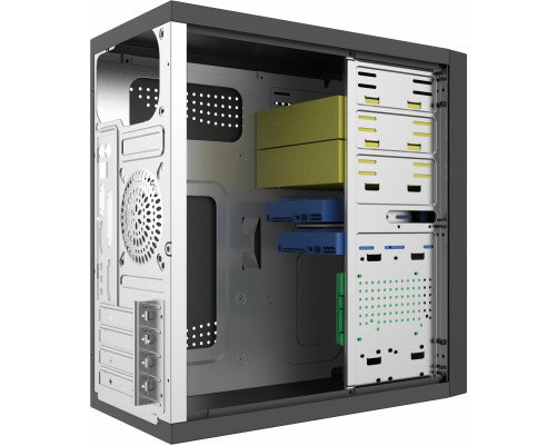 Корпус 450 Вт Forza mATX, 2xUSB3.0, Black, wo FAN, 12 cm fan PSU, power cord Корпус 450 Вт Forza mATX, 2xUSB3.0, Black, wo FAN, 12 cm fan PSU, power cord