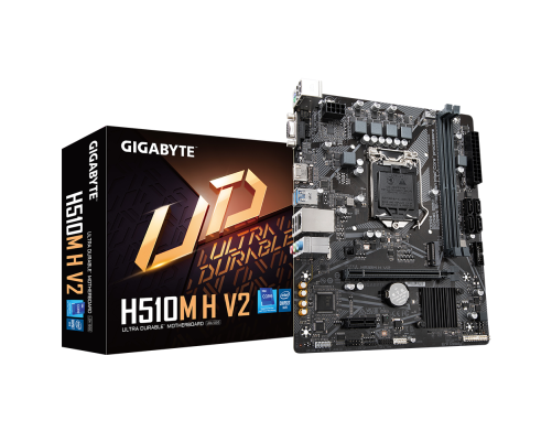 Материнская плата GIGABYTE H510M H V2 (rev. 1.0) (LGA1200) Материнская плата GIGABYTE H510M H V2 (rev. 1.0) (LGA1200)