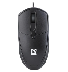Мышь проводная Defender Trace MB-989, черный, 3D, 1,2м, 1000dpi
