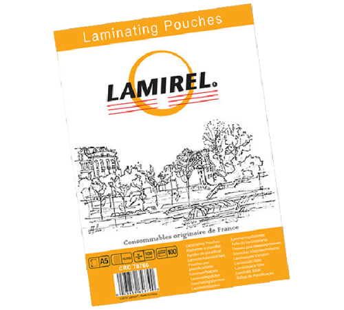 Пленка для ламинирования  Lamirel А5, 100мкм, 100 шт.