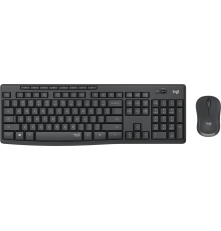 Комплект (клавиатура/мышь) беспроводной Logitech MK295 Silent Combo GRAPHITE