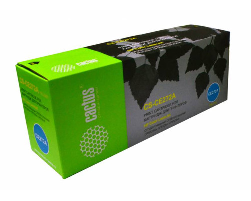 Картридж Cactus CS-CE272A CE272A для HP LJ Ent CP5525, желтый (15000 стр.)