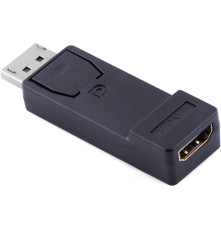 Переходник DP(20M)AM - HDMI(19F), черный, GCR-CVDP03