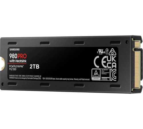 Твердотельный накопитель Samsung 980 PRO, 2TB , M.2(22x80mm)
