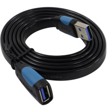 Кабель-удлинитель Vention USB 3.0 AM/AF - 1м плоский