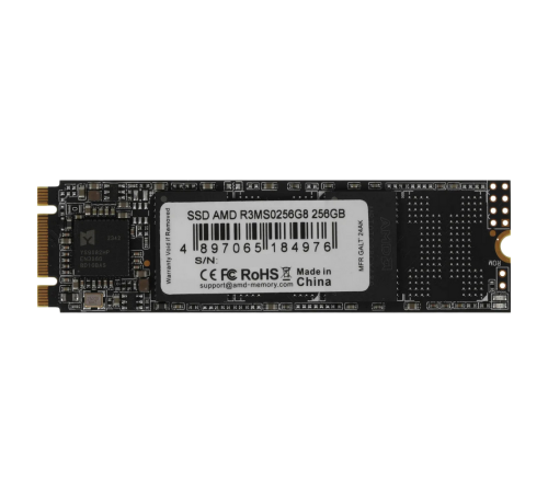 Твердотельный накопитель SSD AMD Radeon R3, 256GB, M.2(22x80mm)