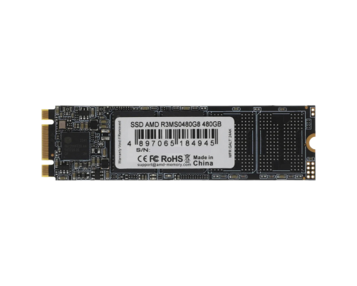 Твердотельный накопитель AMD Radeon R3, 480GB, M.2(22x80mm) Твердотельный накопитель AMD Radeon R3, 480GB, M.2(22x80mm)