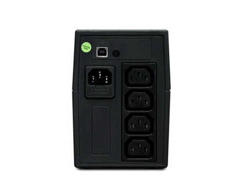 Источник бесперебойного питания Powerman Back Pro 650I Plus, черный Источник бесперебойного питания Powerman Back Pro 650I Plus, черный