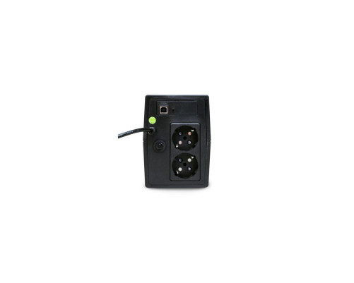 Источник бесперебойного питания Powerman Back Pro 650Plus, черный Источник бесперебойного питания Powerman Back Pro 650Plus, черный