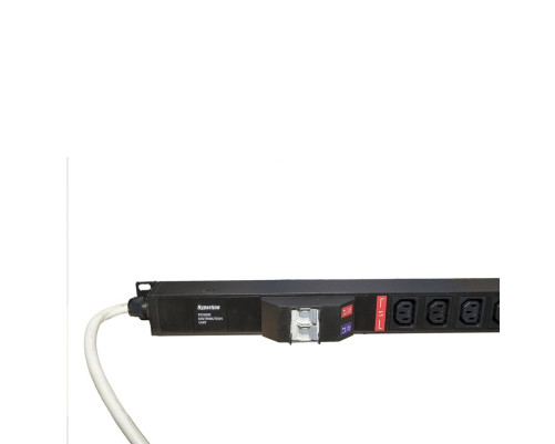 Блок розеток Hyperline SHE-20IEC-4BIEC-B-3PVB, 20 розеток IEC320 C13, 4 розетки IEC320 C19, 3 м, черный Блок розеток Hyperline SHE-20IEC-4BIEC-B-3PVB, 20 розеток IEC320 C13, 4 розетки IEC320 C19, 3 м, черный