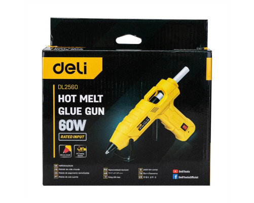 Клеевой пистолет Deli DL2560 (60Вт, диаметр стержня 11мм) Клеевой пистолет Deli DL2560 (60Вт, диаметр стержня 11мм)
