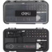 Отвертка аккумуляторная Deli DL-DP04-E1B2 (3,6В, 2А*ч, 5Нм, набор бит 24 шт, пласт. кейс)