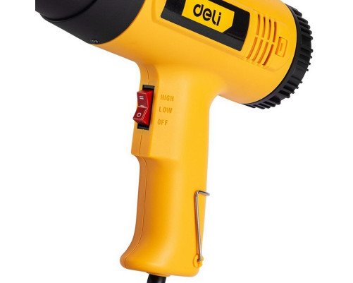 Фен технический Deli DL5200 (1600 Вт, рабочая температура 400/590 град.) Фен технический Deli DL5200 (1600 Вт, рабочая температура 400/590 град.)