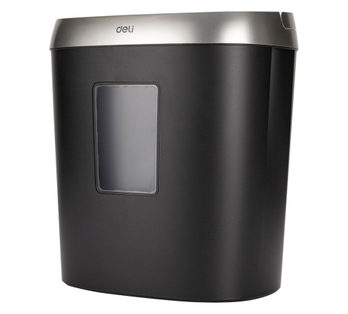 Уничтожитель документов Deli E9929, черный/серебристый