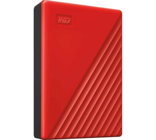 Внешний жесткий диск 4TB Western Digital My Passport WDBPKJ0040BRD-WESN, красный