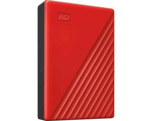 Внешний жесткий диск 4TB Western Digital My Passport WDBPKJ0040BRD-WESN, красный Внешний жесткий диск 4TB Western Digital My Passport WDBPKJ0040BRD-WESN, красный