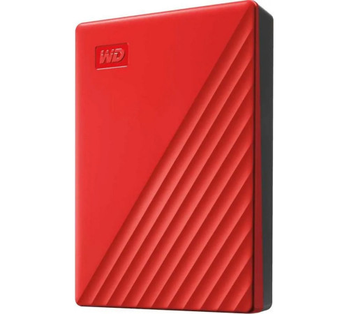 Внешний жесткий диск 4TB Western Digital My Passport WDBPKJ0040BRD-WESN, красный