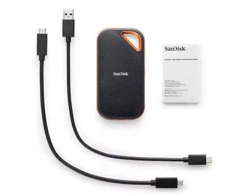 Твердотельный накопитель SSD SanDisk Extreme PRO 1TB Portable SSD - Read/Write Speeds up to 2000MB/s, USB 3.2 Gen 2x2, Forged Aluminum Enclosure, 2-meter drop protection and IP55 resistance
