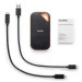 Твердотельный накопитель SSD SanDisk Extreme PRO 1TB Portable SSD - Read/Write Speeds up to 2000MB/s, USB 3.2 Gen 2x2, Forged Aluminum Enclosure, 2-meter drop protection and IP55 resistance